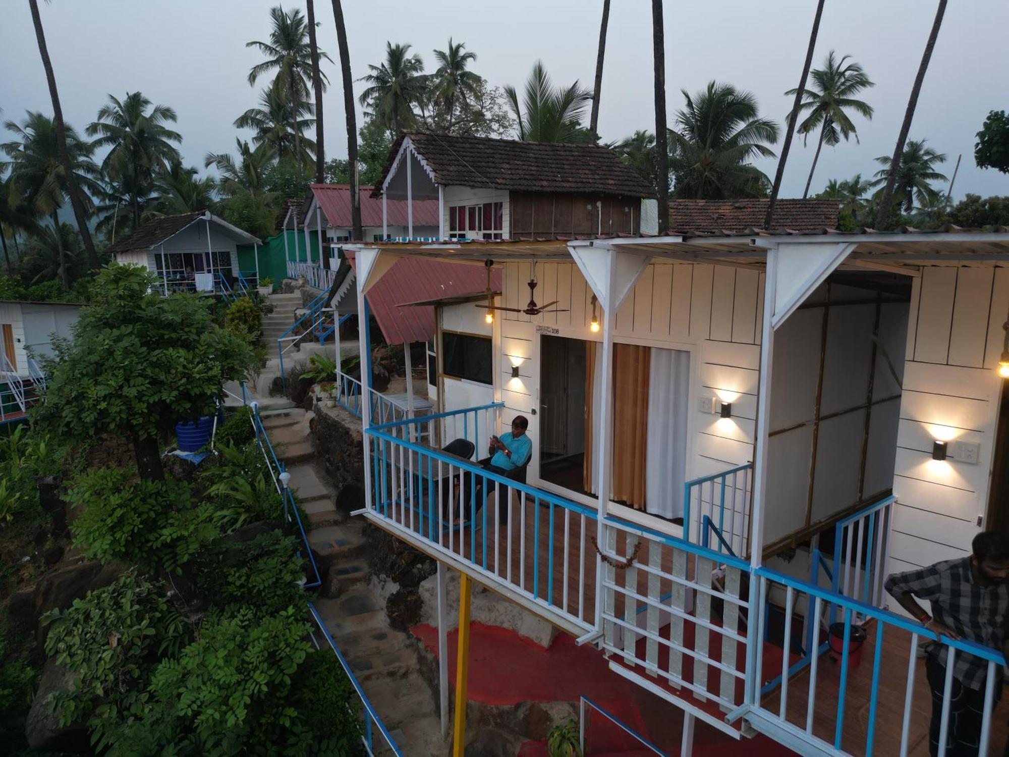 Hilltop Seaview Palolem Goa Hotell Exteriör bild