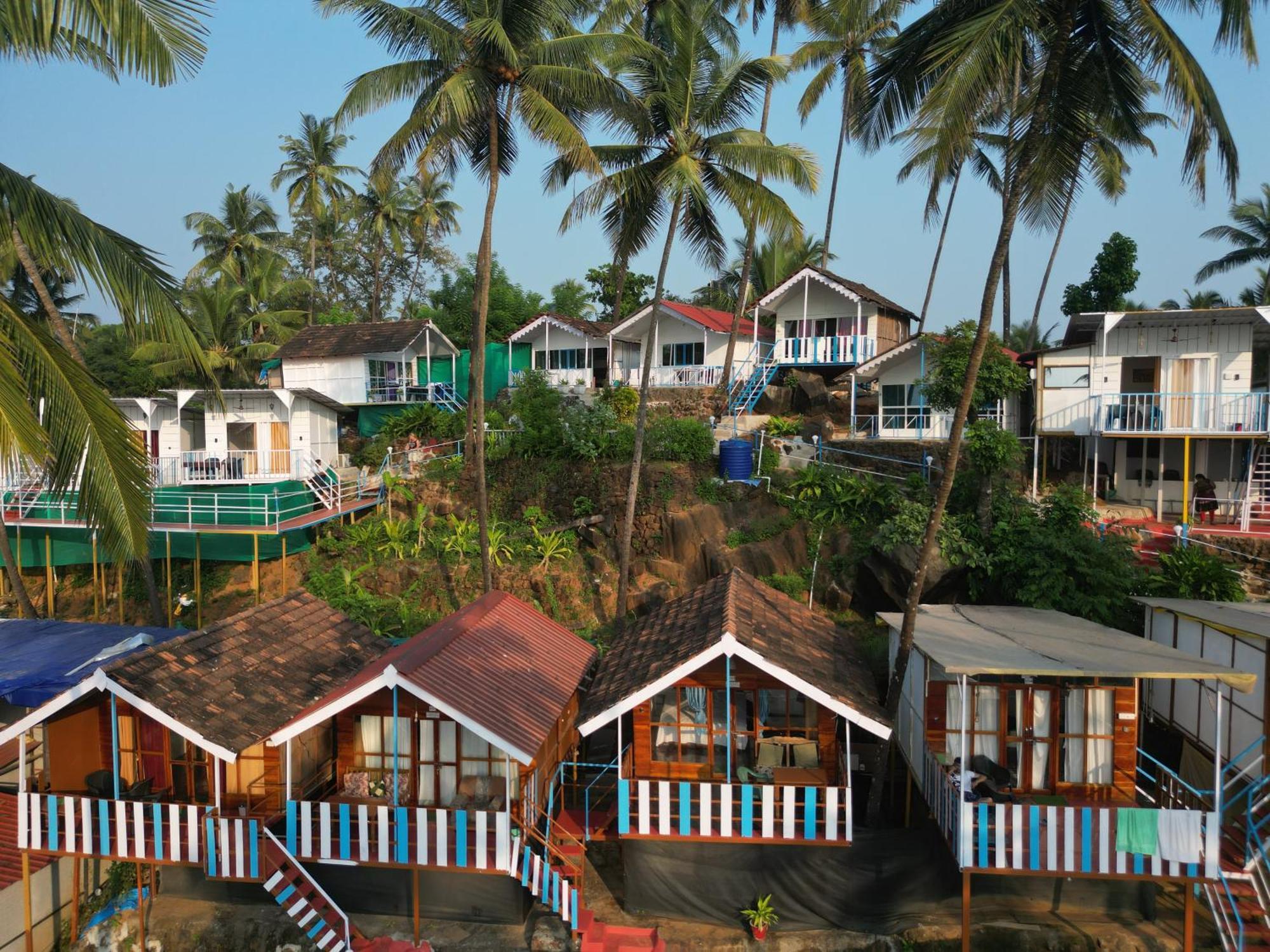 Hilltop Seaview Palolem Goa Hotell Exteriör bild
